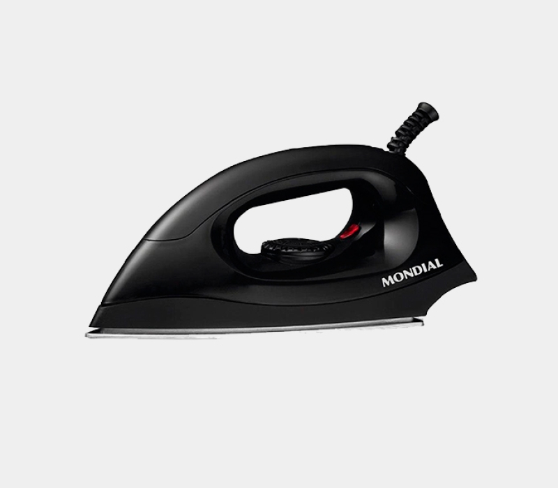 Ferro a Seco Mondial Maximus Black NF 11 - Preto